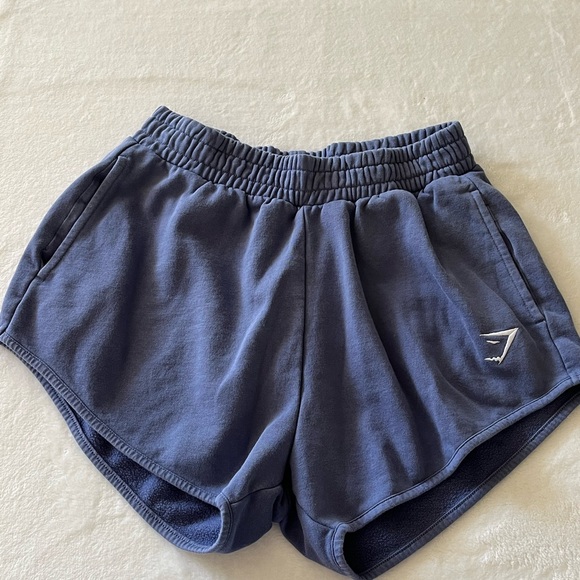 Gymshark Pants - Gymshark Blue Athletic Shorts